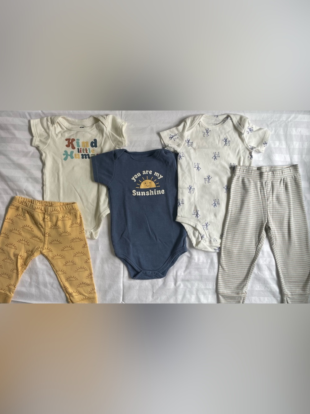 Baby Cotton Bodysuit and Pant Set